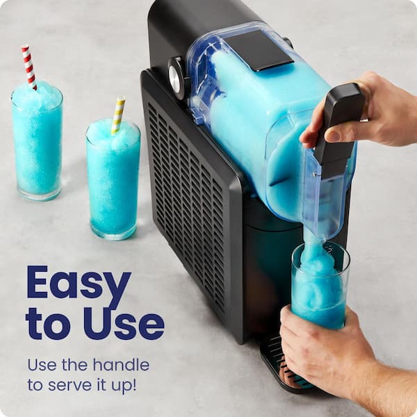 ICEMAN 200W Black Slushy-Maker with 48 oz. Tank and Customizable