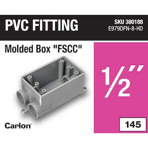 1-Gang 19 cu. in. 1/2 in. PVC Type FSCC FS Box