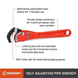 12 in. Self Adjusting Pipe Wrench