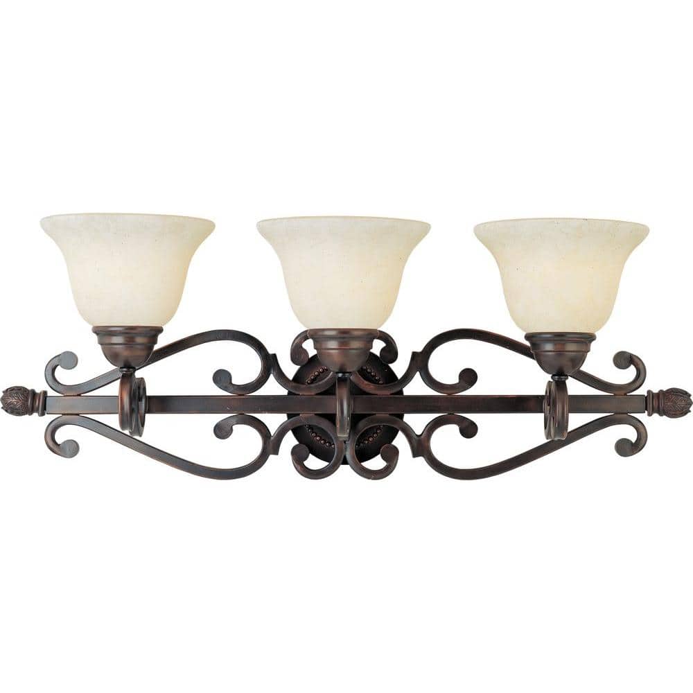 Manor 3-Light Oil-Rubbed Bronze Bath Vanity Light price history on PriceWatchPro