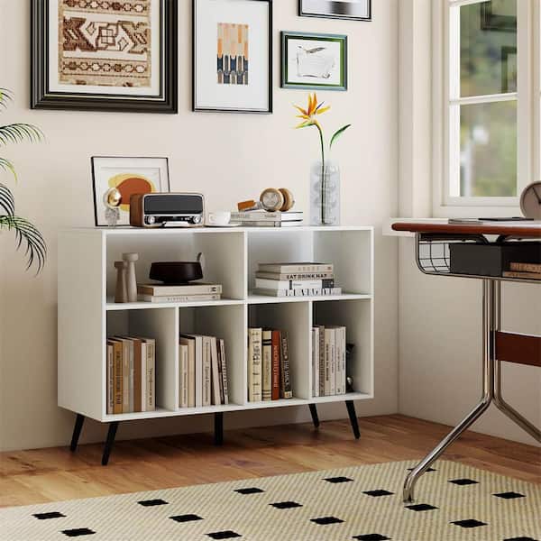 Costway Coffee Record Player Stand Vinyl Record Storage Table