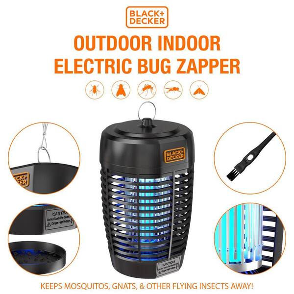 BLACK+DECKER Bug Zapper Indoor and Outdoor Mosquito Repellent and