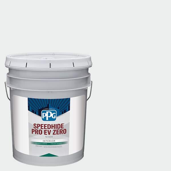 Speedhide Pro EV Zero 5 gal. PPG1041-1 Moonlit Snow Semi-Gloss Interior Paint
