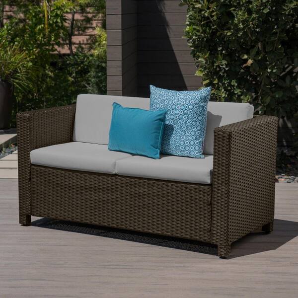 Brown Wicker Outdoor Loveseat, North Cape Outdoor Furniture Reviews