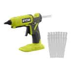 ONE+ 18V Cordless Dual Temperature Glue Gun (Tool-Only) with Extra 1/2 in. Glue Sticks (24-Pack)