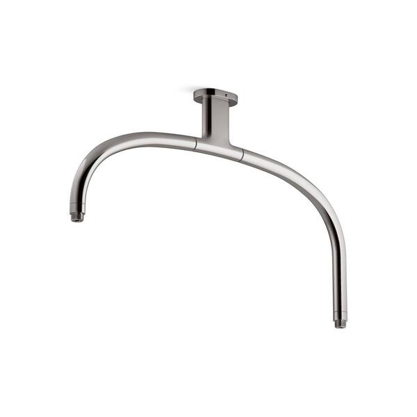 KOHLER Statement Ceiling Mount Dual Rainhead Shower Arm In Vibrant ...