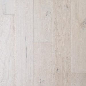 Take Home Sample - Rincon French Oak Water Resistant Wire Brushed Engineered Hardwood Flooring - 7.5 in. x 7 in.