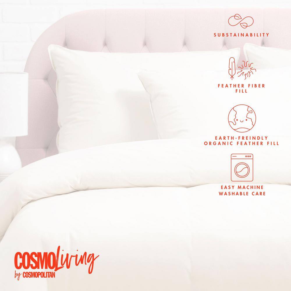 Jumbo Organic Cotton Prime Feather Pillow