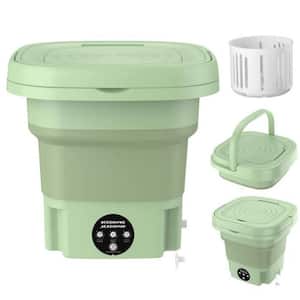 0.28 cu ft. Portable Top Load Washer in Green with Detachable Drain Basket 3 Modes for Underwear, Socks, Baby Clothes