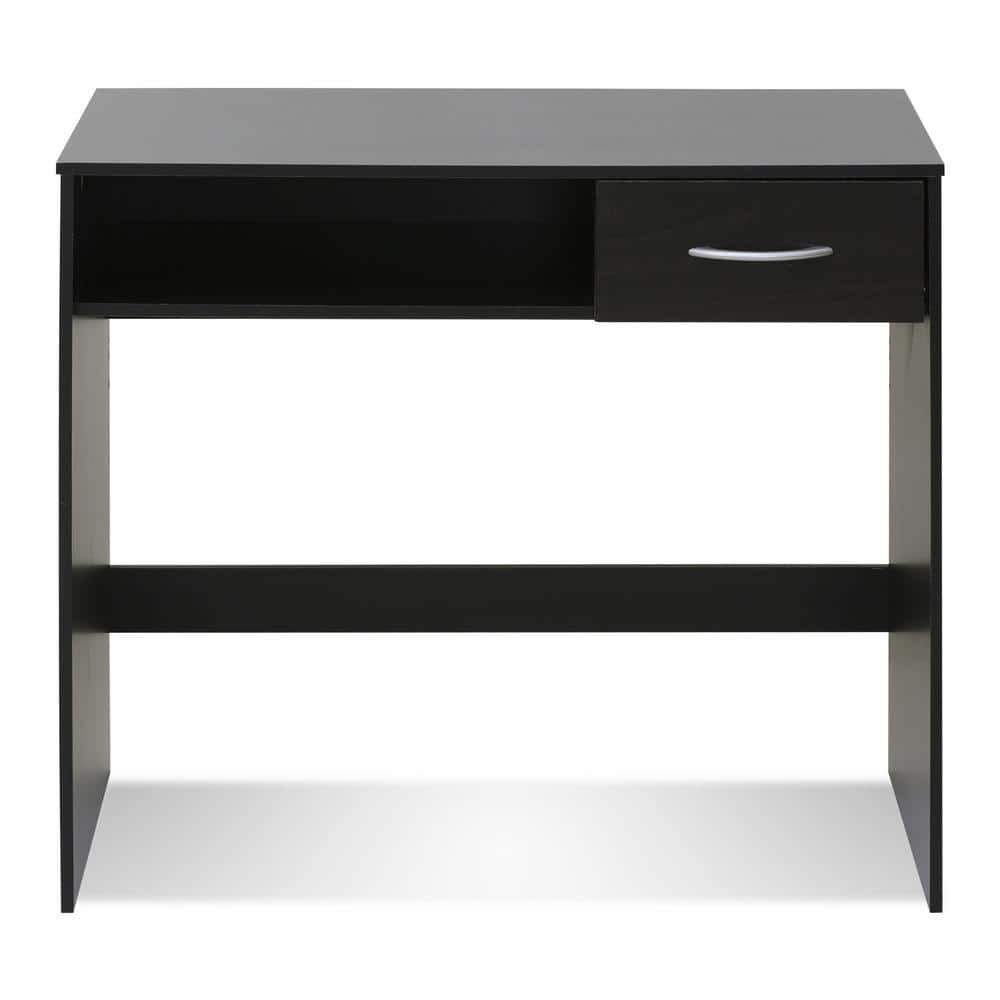Espresso Wood Computer Desk with Drawer