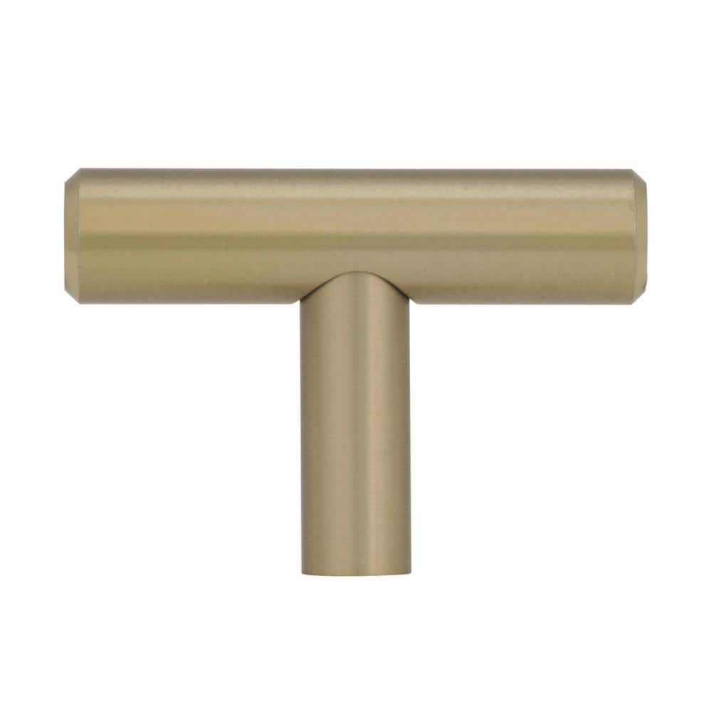 Golden Champagne Modern Metal Bar Pull with Mounting Hardware