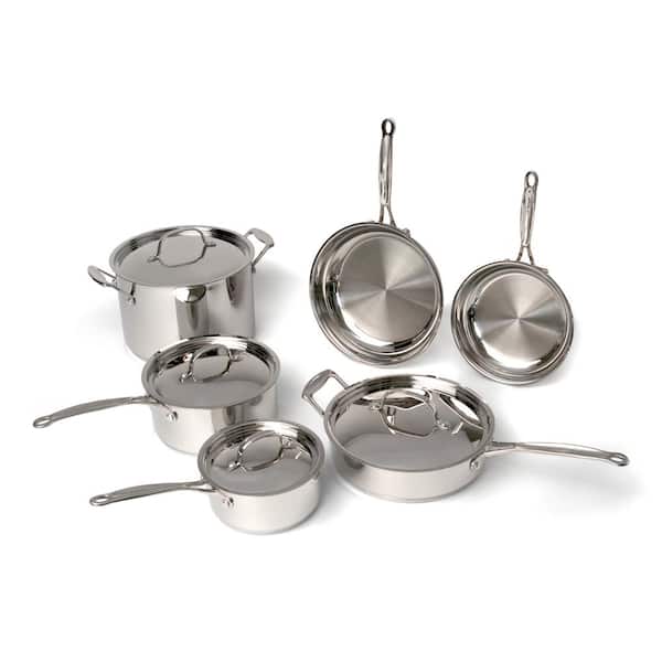 BergHOFF EarthChef Premium 10-Piece Stainless Steel Cookware Set