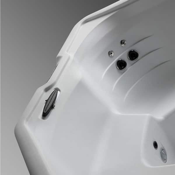 HYDROLUXE SPAS Tahiti Hot Tub 4-Person, 22-SS Jet Lounger, 110V