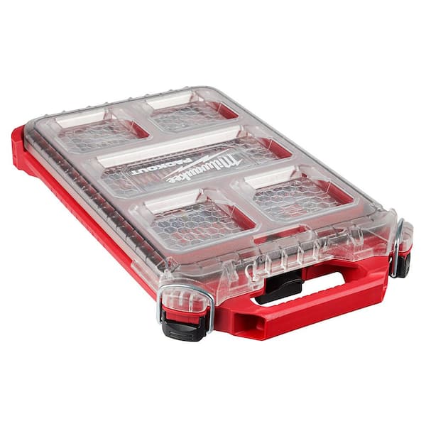 Milwaukee SHOCKWAVE Impact Duty Alloy Steel Screw Driver Bit Set with PACKOUT Case and Hole Dozer Bi-Metal Hole Saw Set(128-Piece)