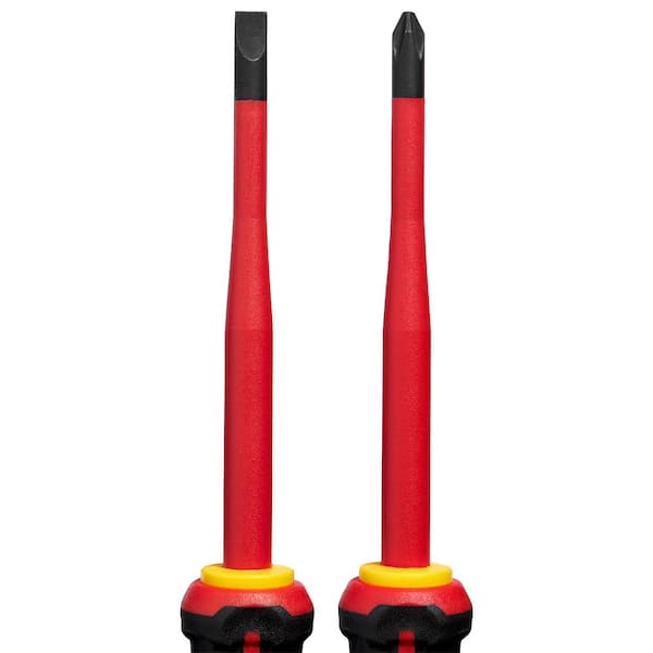 Milwaukee - 1000V Insulated Slim Tip Screwdriver Set (2-Piece)