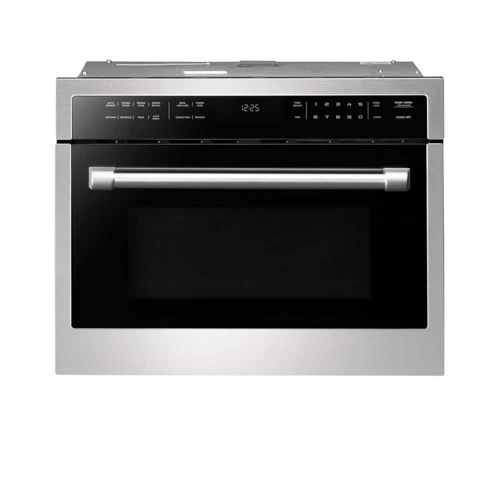 Thor Kitchen 24 in. W 1.55 cu. ft. Electric Built-In Microwave and Speed Oven in Stainless Steel