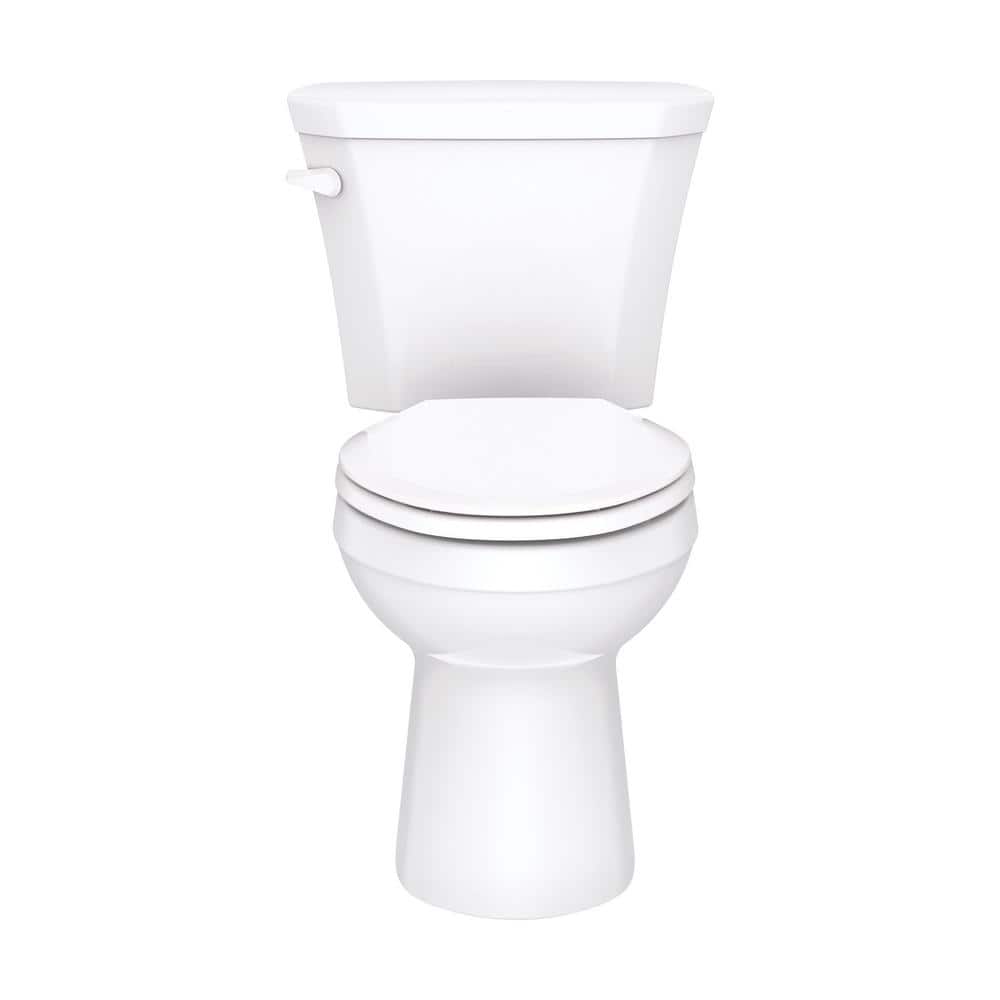 Gerber Viper 2Piece 1.28 GPF Gravity Fed Elongated Toilet in White