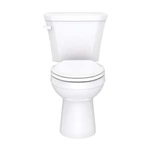 Viper 2-Piece 1.28 GPF Gravity Fed Elongated Toilet in White with Slow Close Seat