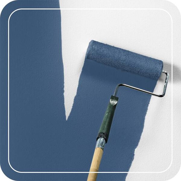 BEHR PREMIUM PLUS 8 oz. #M520-7 Admiral Blue Flat Interior