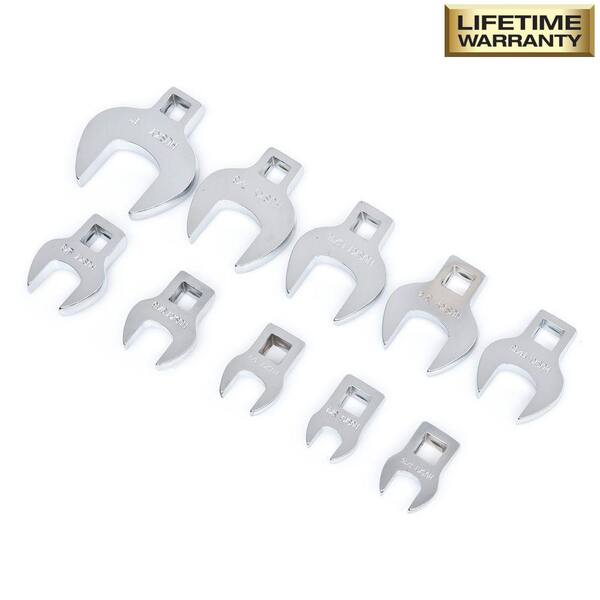 Husky SAE Crowfoot Set (10-Piece)