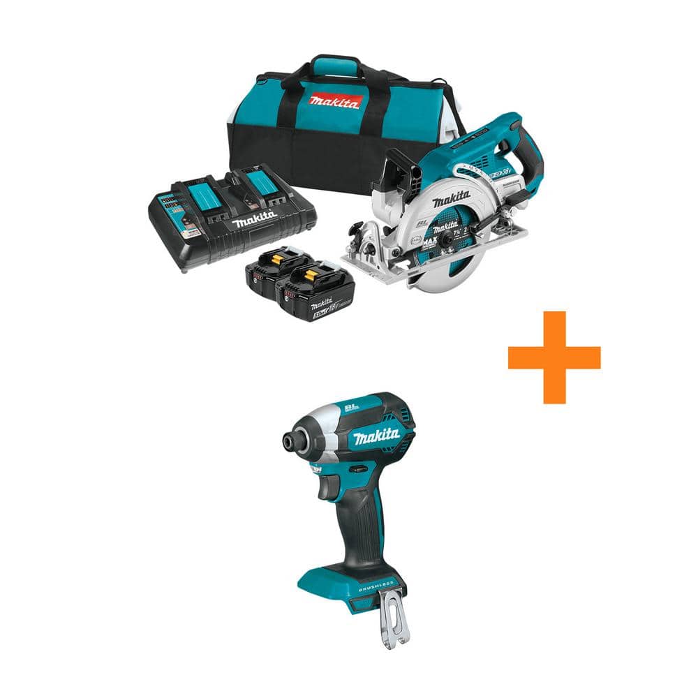 18V X2 LXT 5.0Ah (36V) Brushless Rear Handle 7-1/4 in. Circular Saw Kit w/18V LXT Brushless 1/4 in. Impact Driver price history on PriceWatchPro