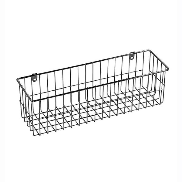 LTL Home Products 4 in. H x 13.5 in. W Chrome Alloy 1-Drawer Wide Mesh Wire Basket