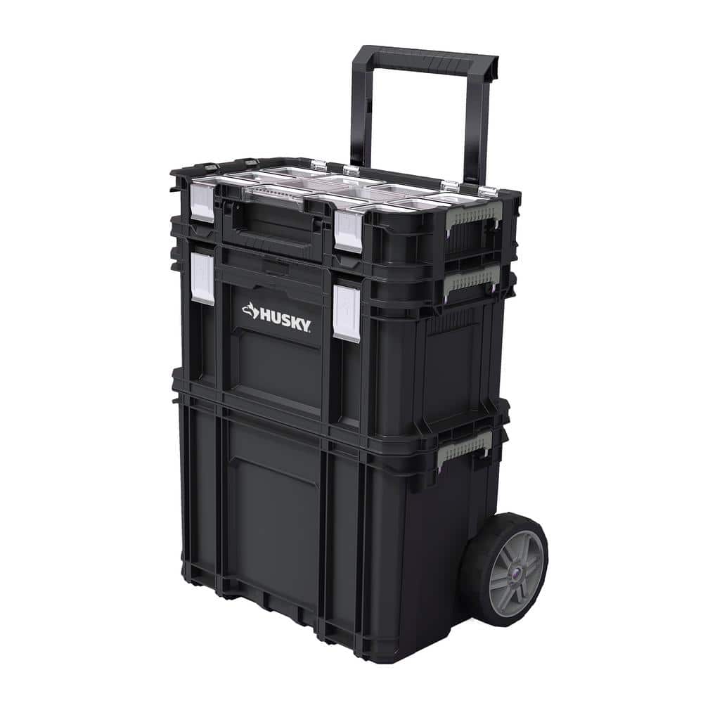 22 in. Connect Rolling System Plastic Toolbox