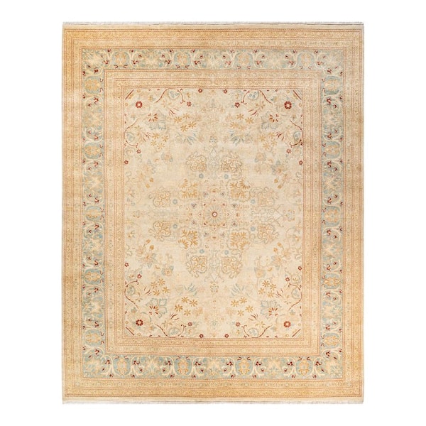 Solo Rugs Mogul One-of-a-Kind Traditional Ivory 8 ft. 3 in. x 10 ft. 3 in. Area Rug