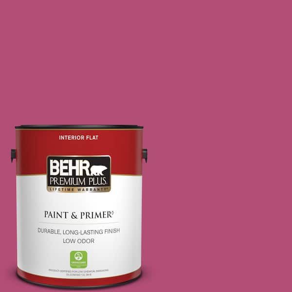 BEHR PREMIUM PLUS 1 gal. #P120-6 Diva Glam Flat Low Odor Interior Paint & Primer