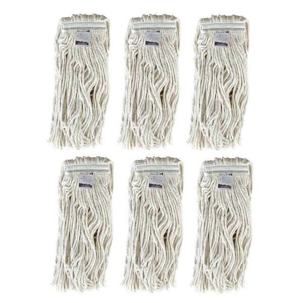 Ti-Dee American #16, 4-Ply Cotton Mop Head with Cut-Ends (6-Pack)