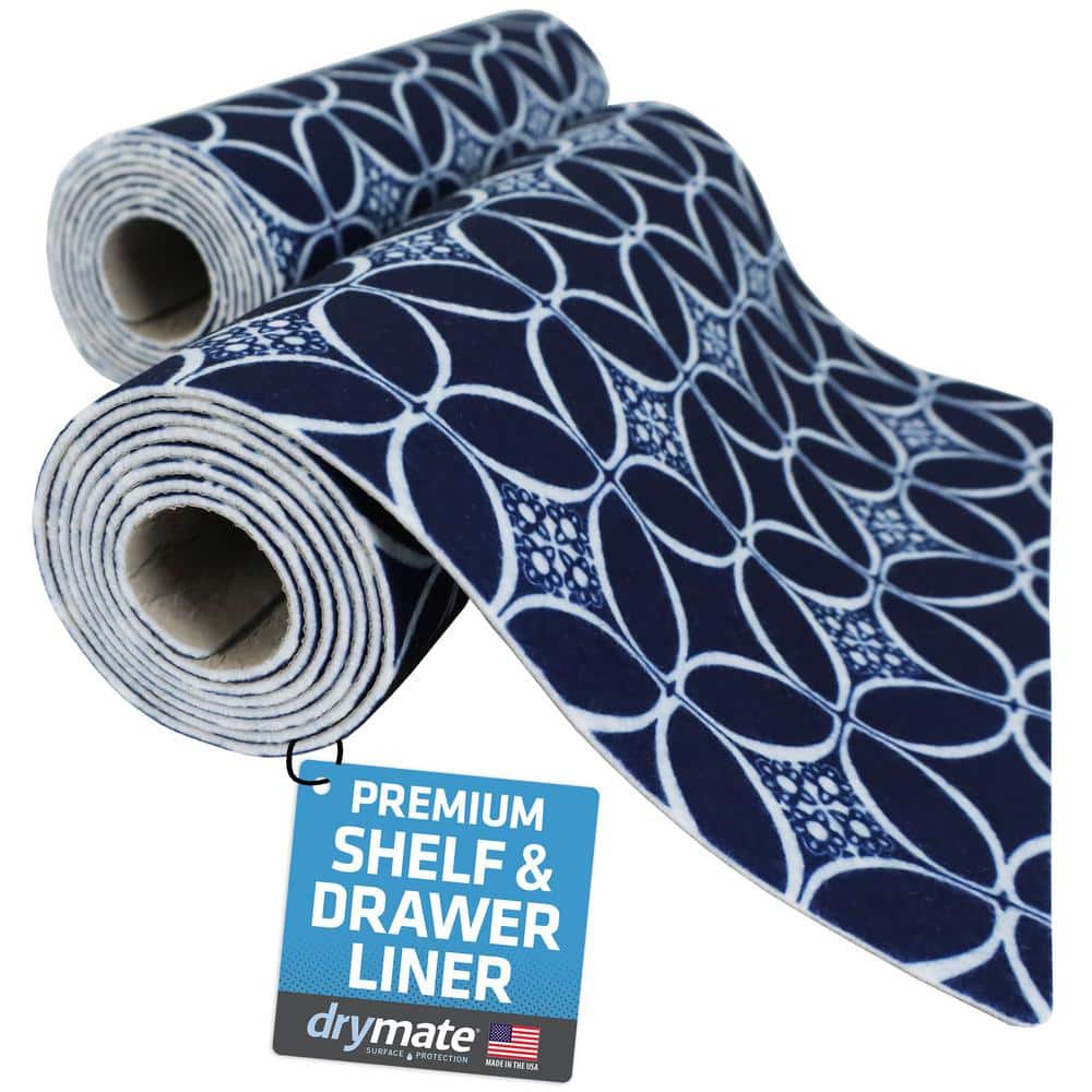 Premium Indigo Navy 12 in. D x 0.13 in. H x 59 in. L Slip Resistant Absorbe