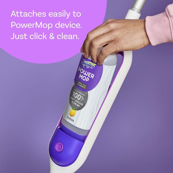 Swiffer Power Mop 25.3 oz. Lemon Scent Multi-Surface Floor Cleaner