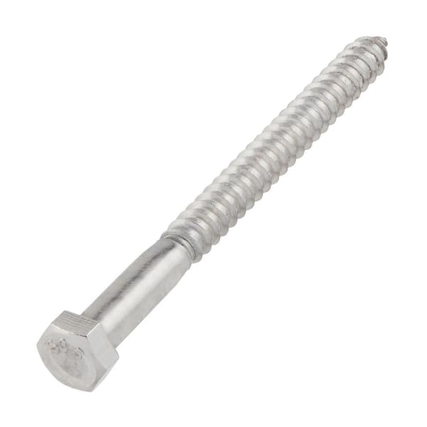 Marine Grade Stainless Steel 1/2 X 6 in. Hex Lag Screw