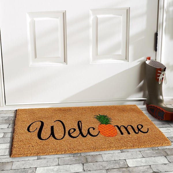 Pineapple Fun 24 in. x 36 in. Door Mat