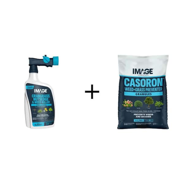 24 oz. Crabgrass, Nutsedge and Weed Killer Ready to Spray and 8 lb. Vegetation Killer Granules Combo