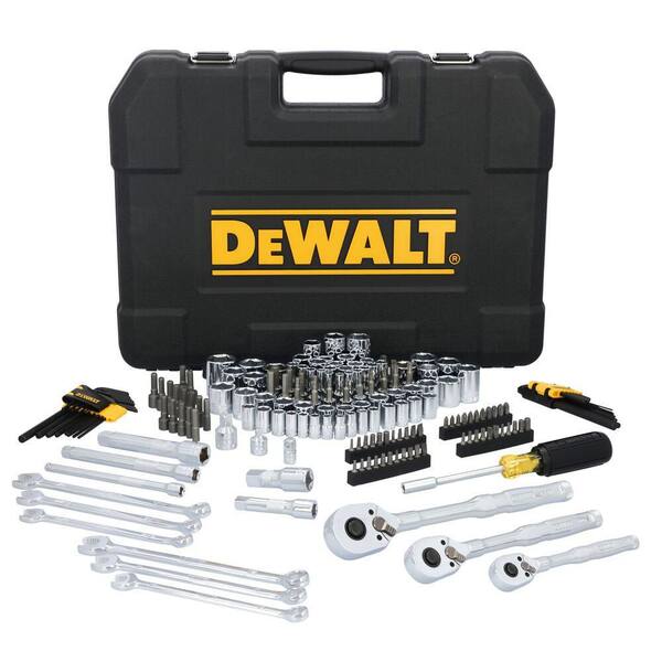 DWEフルセット 1/4 DEWALT Toughseries 184-Pieces Mechanics Tool Set for 1/4 in. 3/8