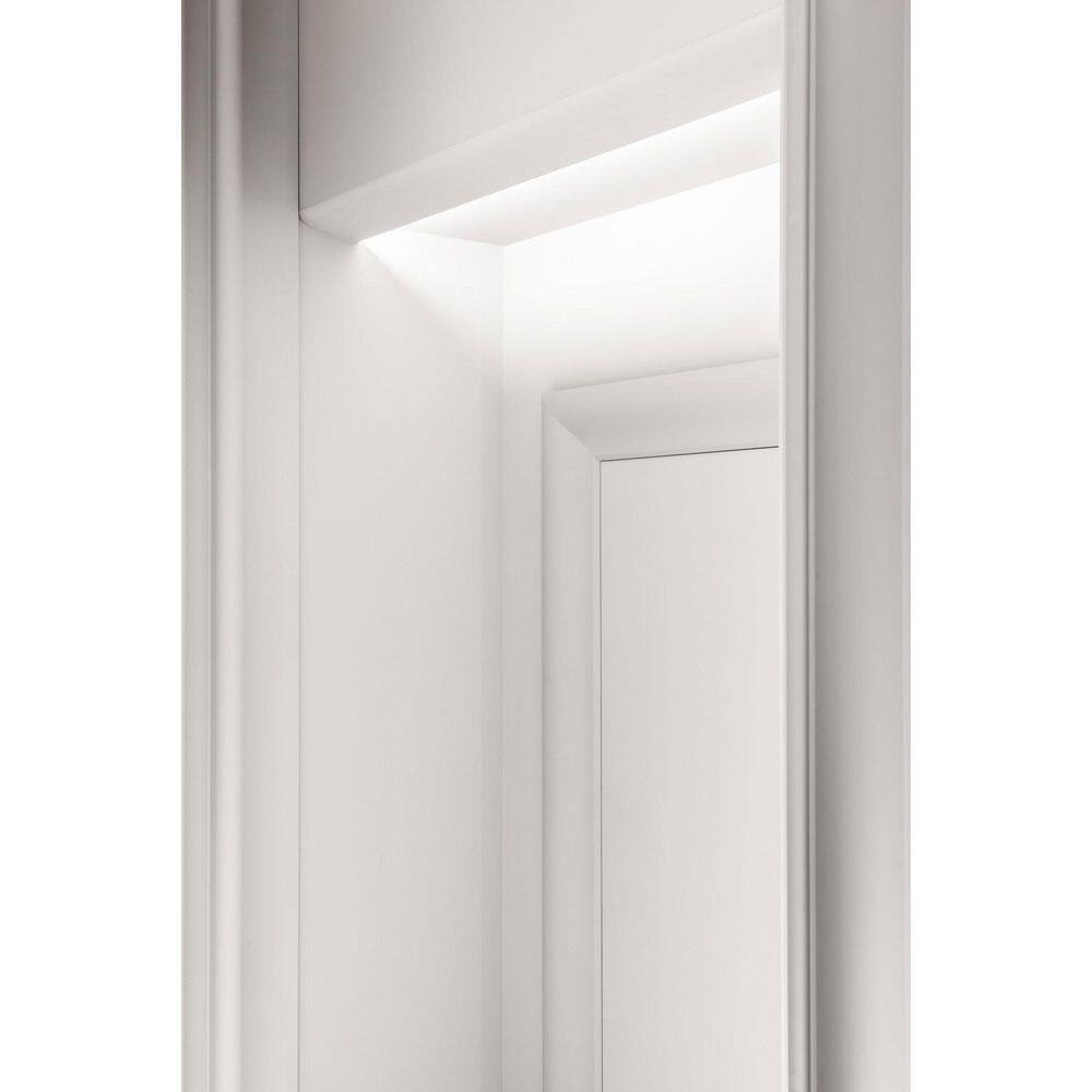 Primed White Polyurethane Crown Moulding for Indirect Lighting