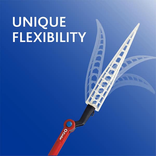 Flex and Catch Heavy Duty Dusting Kit with Stay-On Duster Hook, 5-Duster Refills, Handle Extends to 3 ft. (2-Pack)