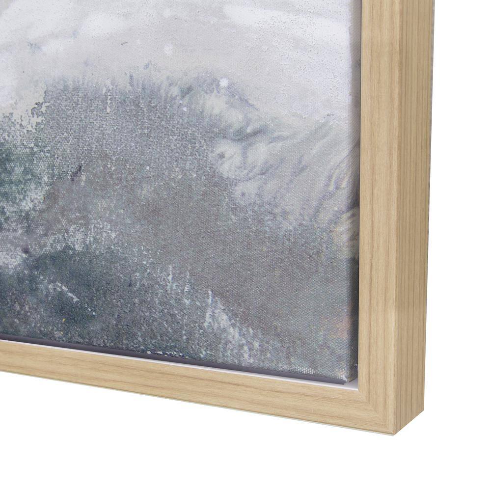Fluid Motion II Abstract Landscape Hand Painted Canvas Art