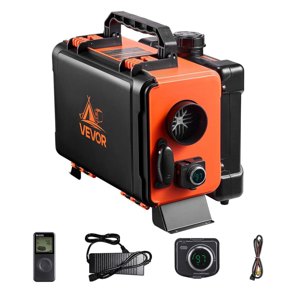 Diesel Heater 27,297 BTU /H 8KW, DC 12-Volt/24-Volt All in One Portable Diesel Air Heater w/ Remote Control Space Heater price history on PriceWatchPro