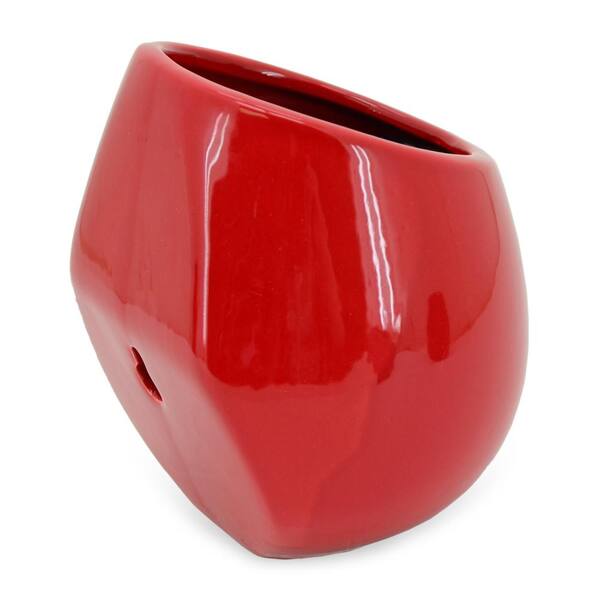 Small Red Plastic Bowl 24oz 5 1/2in