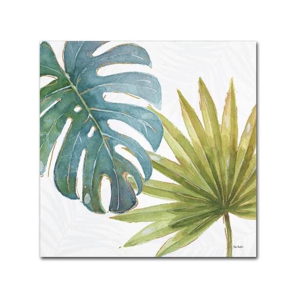 Trademark Fine Art 18 in. x 18 in. "Tropical Blush VIII" by Lisa Audit Printed Canvas Wall Art