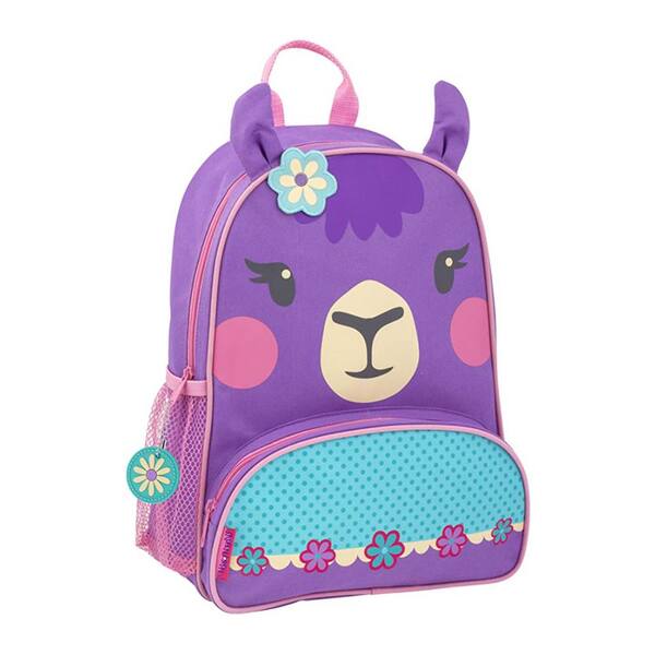 Unbranded Sidekick Kids 3.5 in. Llama Backpack School Bag with Adjustable Straps, Purple