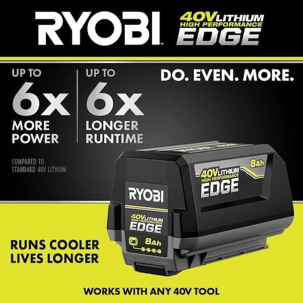 40V 8.0 Ah Lithium-Ion High Performance EDGE Battery