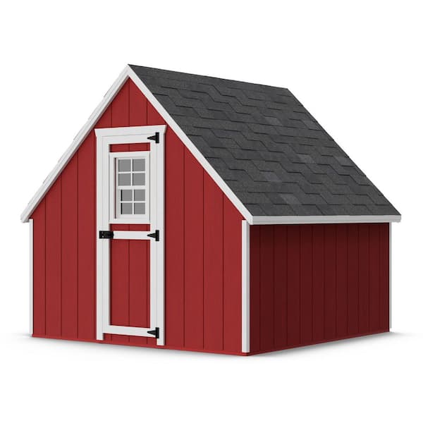 Value A-Frame 8 ft. x 8 ft. Wood Chicken Coop Precut Kit (64 sq. ft. )