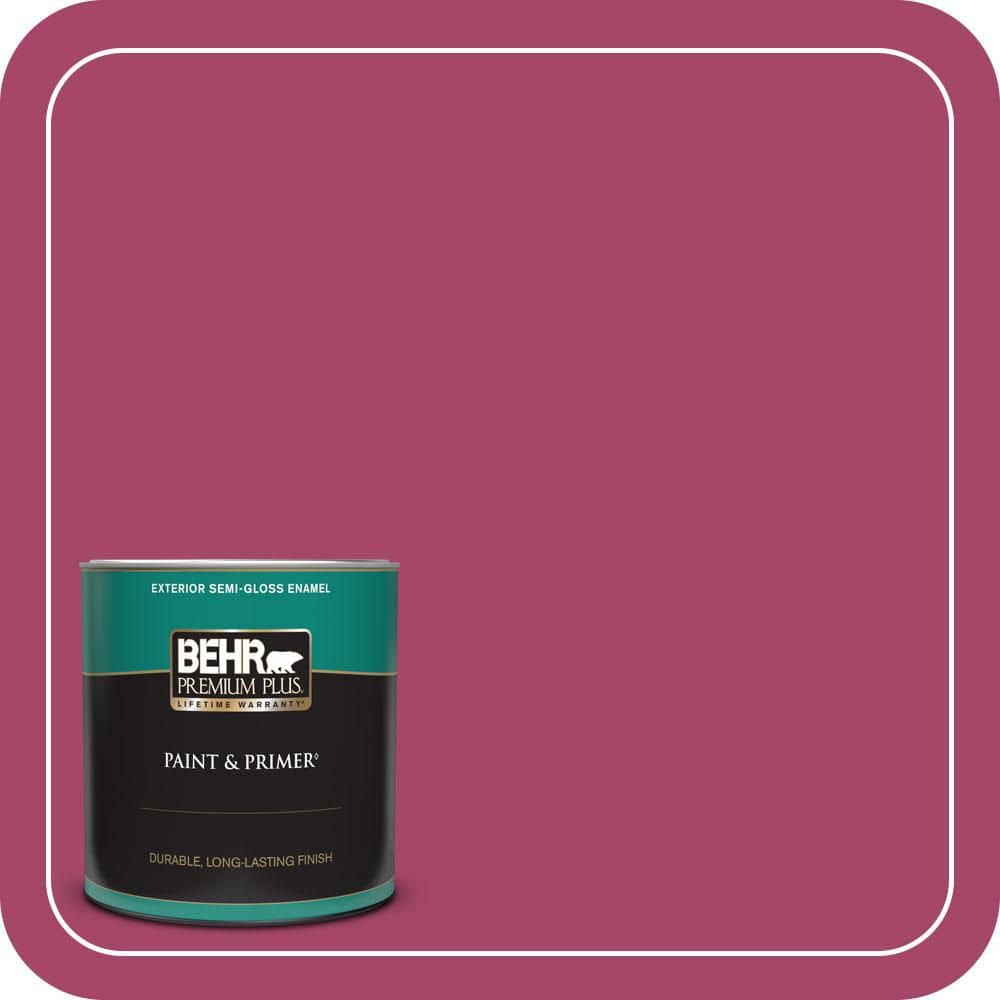 1 qt. Home Decorators Collection #HDC-SM14-1 Fuschia Flair Semi-Gloss Enamel Exterior Paint & Primer price history on PriceWatchPro