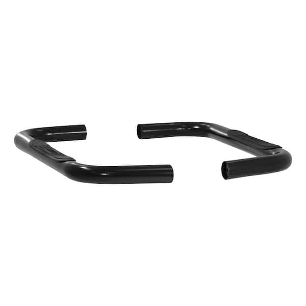 Aries 3-Inch Round Black Steel Nerf Bars, No-Drill, Select Mazda B-Series, Ford Ranger