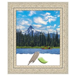 Fair Baroque Cream Wood Picture Frame Opening Size 16 x 20 in.