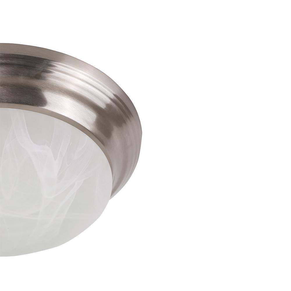 Brushed Nickel 12" LED Flush Mount Ceiling Light