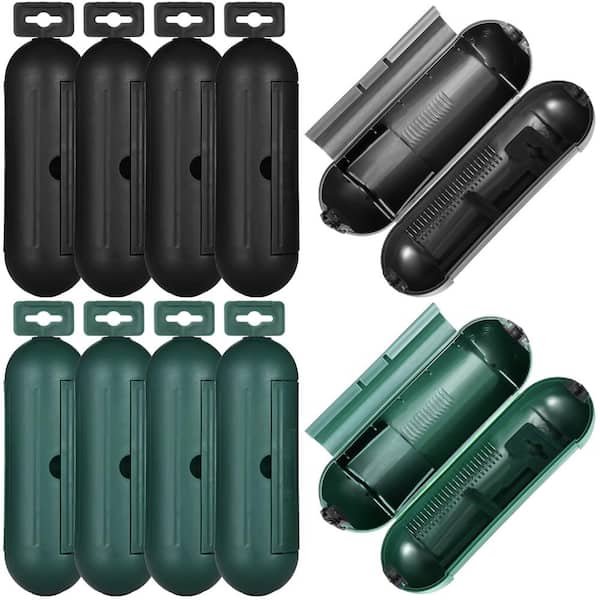 10-Piece Outdoor Extension Cord Connection Box Set with Waterproof Seal and Locking Latches 8.25 in Pieces